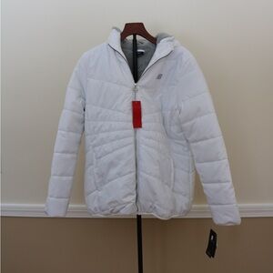 New Balance White Quilted Jacket NWT Winter Packable Coat